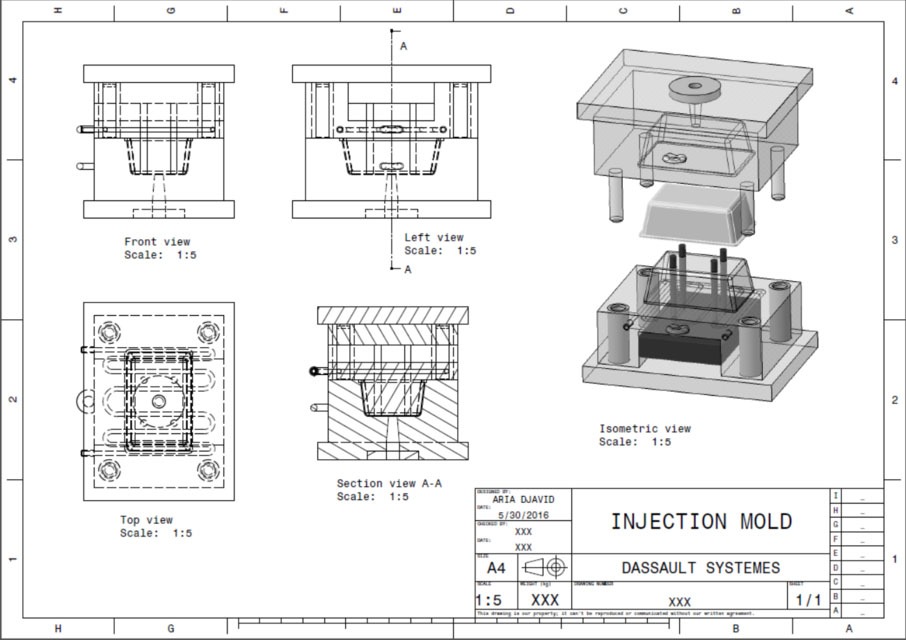 3D CAD cove moulding